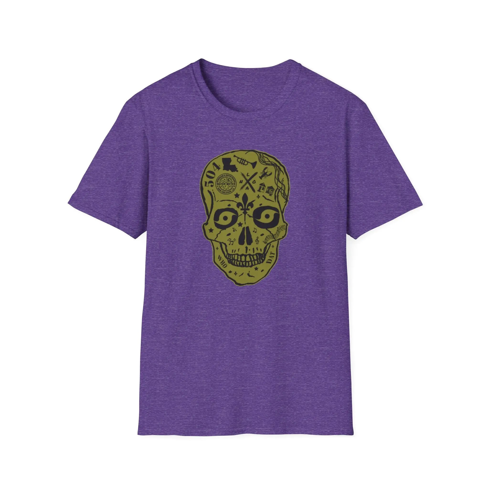 Nola Sugar Skull T-Shirt Printify