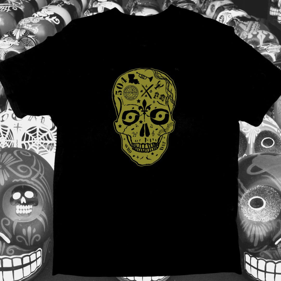 New Orleans Saints Sugar Skull Men And Women New Orleans Saints