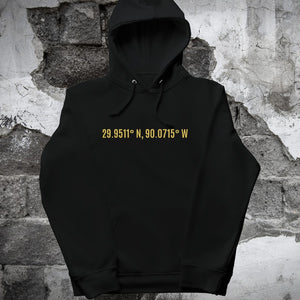 NOLA New Orleans Louisiana Zip Up Hoodie