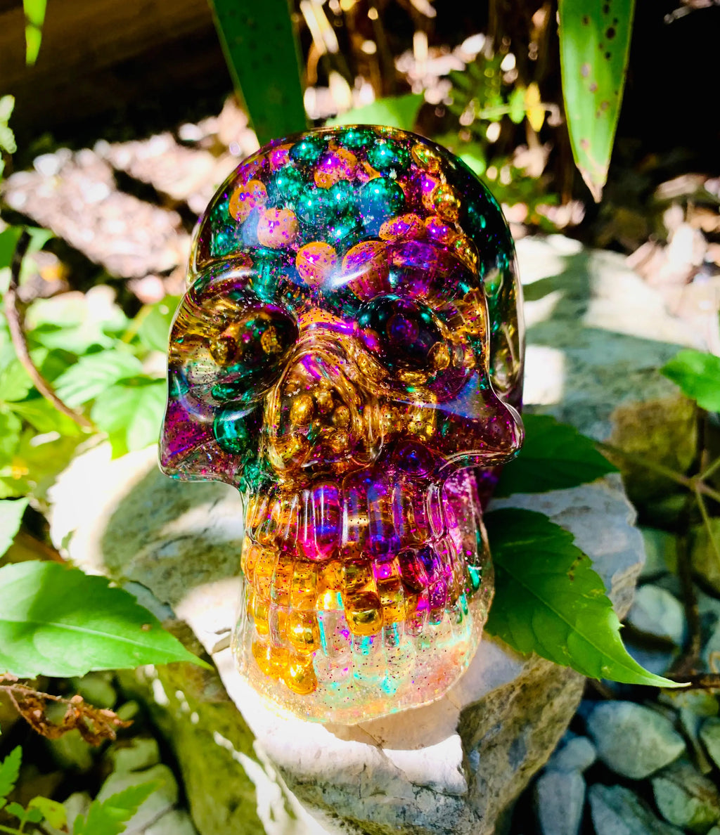 Mardi Gras Bean Skull Nola Kulture